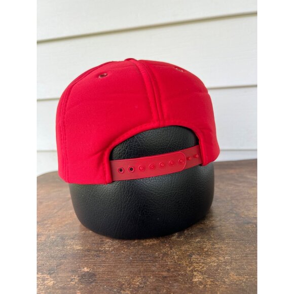 Vintage Freightliner Trucks Red Patch Snapback Hat X3 - Picture 2 of 4